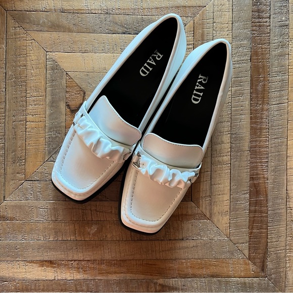 RAID block heel chunky loafers - Picture 4 of 11